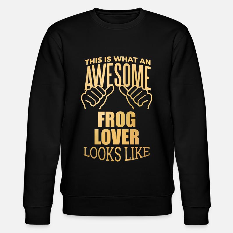 grenouille - Sweat bio CHANGER Stanley/Stella Unisexe - noir