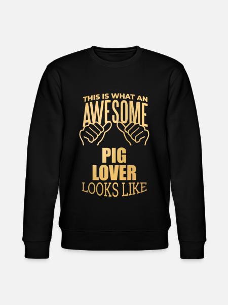 Pig Pig Pig - Stanley/Stella CHANGER Unisex Organic Sweatshirt - black