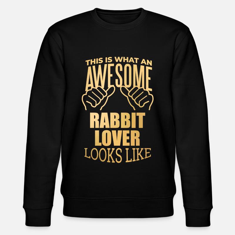 Rabbit - Stanley/Stella CHANGER Unisex Organic Sweatshirt - black