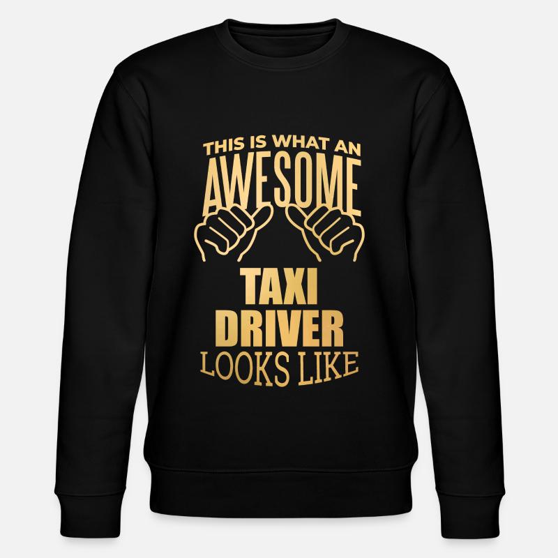 Taxifahrer - Stanley/Stella Unisex Bio-Sweatshirt CHANGER  - Schwarz