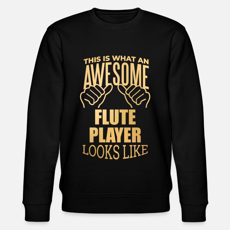 flûte - Sweat bio CHANGER Stanley/Stella Unisexe - noir