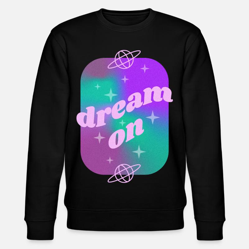 Dream On Cosmic Gradient - Stanley/Stella CHANGER Unisex Organic Sweatshirt - black