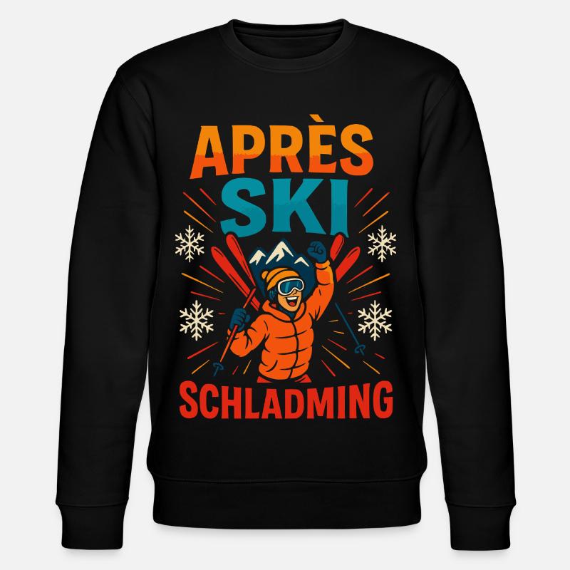 Après-Ski Party Schladming Skier Design - Sweat bio CHANGER Stanley/Stella Unisexe - noir