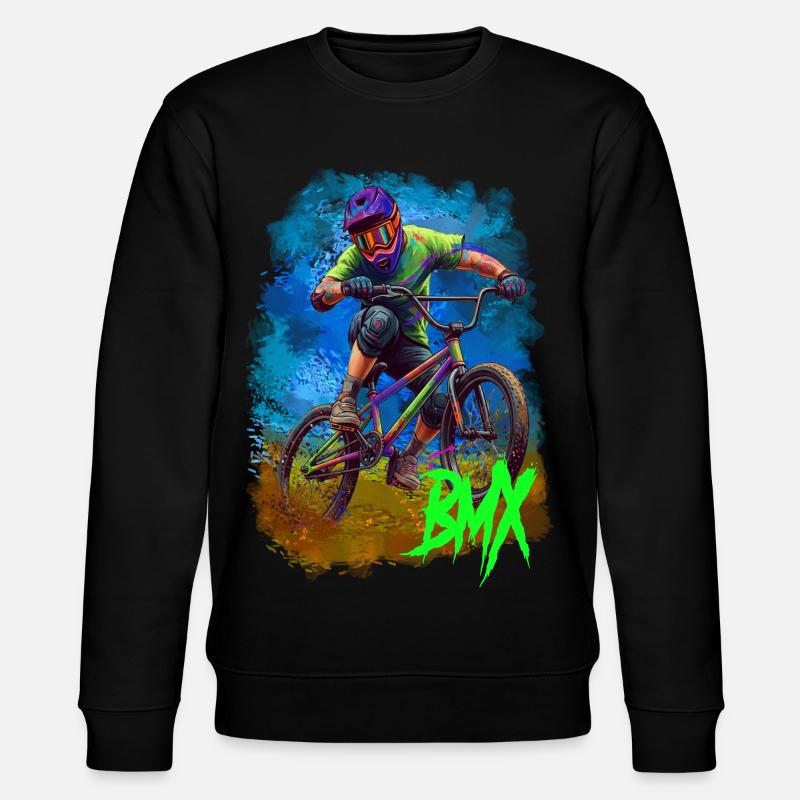 BMX  - Stanley/Stella Unisex Bio-Sweatshirt CHANGER  - Schwarz
