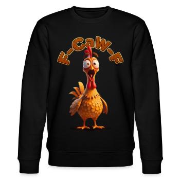 Dessin animé F-Can-F du Coq | Poulet, photos drôles - Sweat bio CHANGER Stanley/Stella Unisexe - noir - Devant - Nik (191cm) & Marisol (170cm)