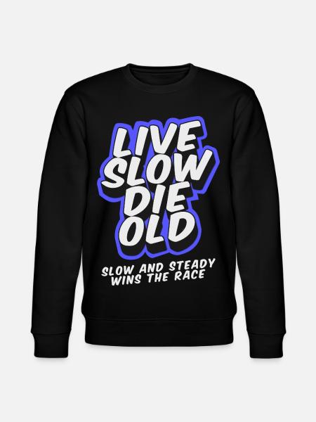Live Slow Die Old - LSDO - Stanley/Stella Unisex Bio-Sweatshirt CHANGER  - Schwarz