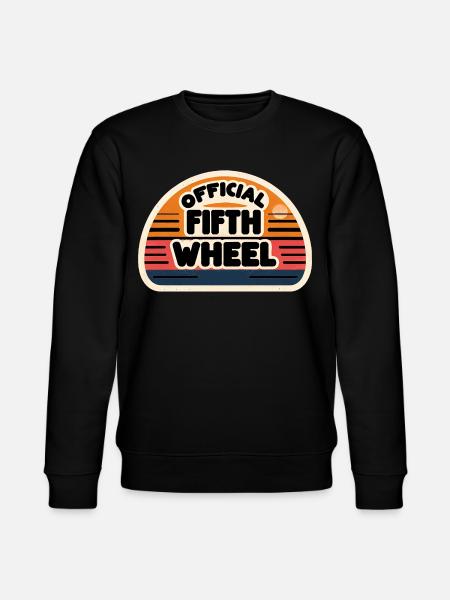 Official Fifth Wheel 20 - Stanley/Stella CHANGER Unisex Organic Sweatshirt - black