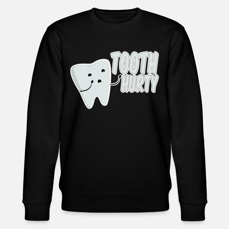 Tooth Hurty 2 - Stanley/Stella CHANGER Unisex Organic Sweatshirt - black