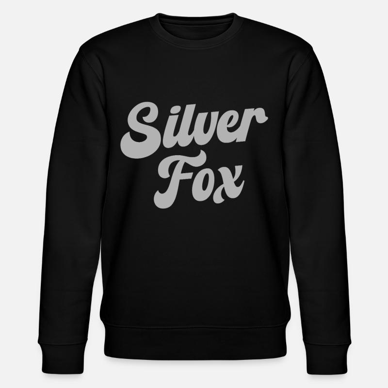 Silberfuchs - Stanley/Stella Unisex Bio-Sweatshirt CHANGER  - Schwarz
