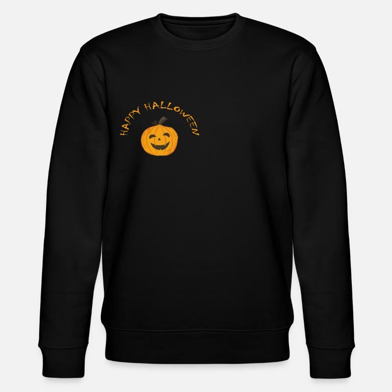 Happy Halloween - Stanley/Stella Unisex Bio-Sweatshirt CHANGER  - Schwarz
