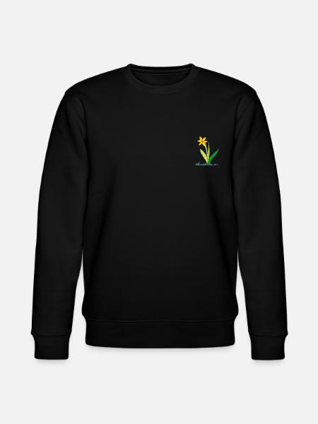 Spring Flower Daffodil - Stanley/Stella CHANGER Unisex Organic Sweatshirt - black