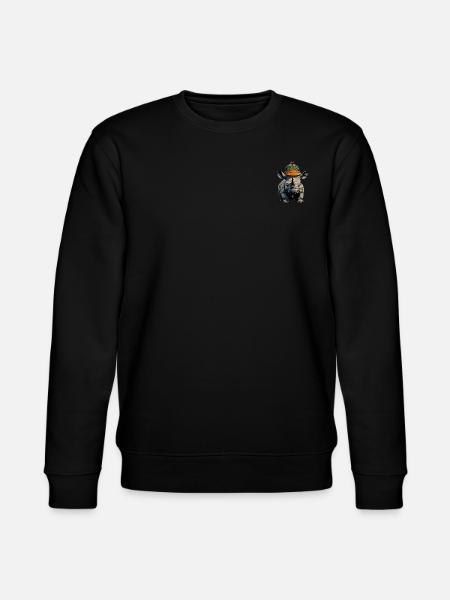 Nashorn Designer-Cap - Stanley/Stella Unisex Bio-Sweatshirt CHANGER  - Schwarz