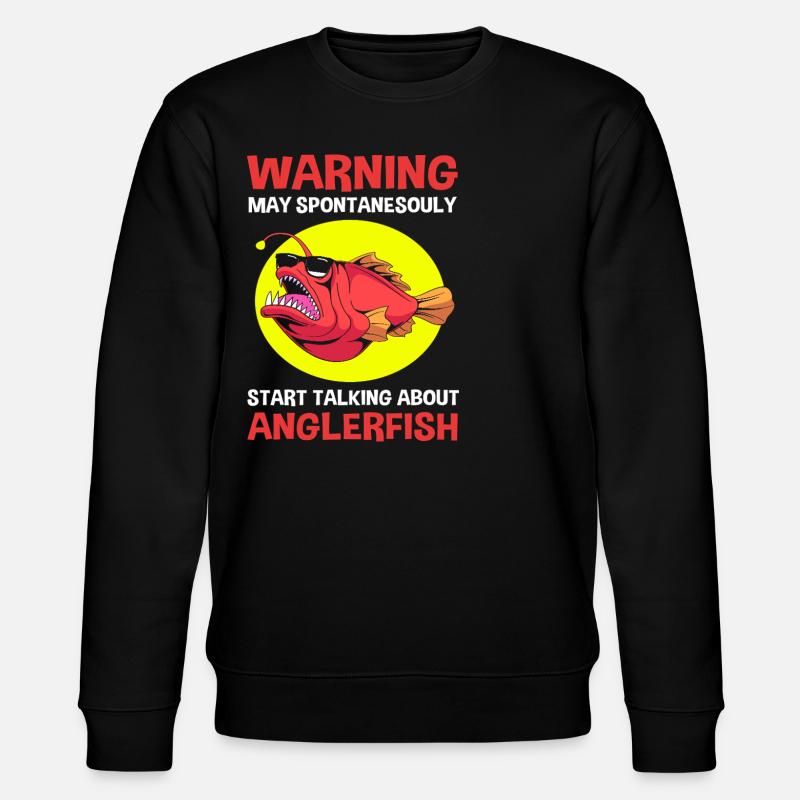 Anglerfisch - Stanley/Stella Unisex Bio-Sweatshirt CHANGER  - Schwarz