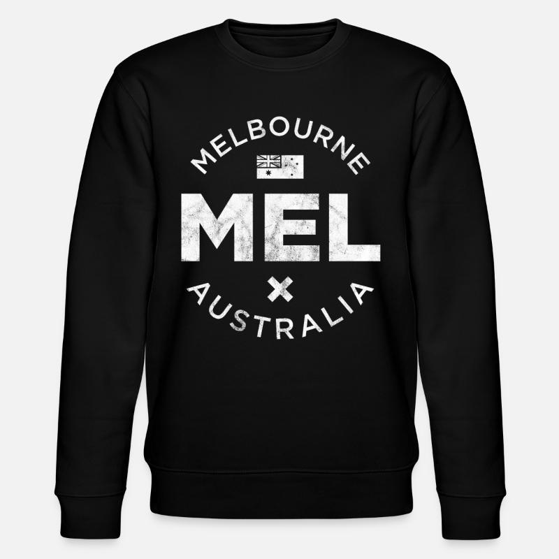MEL, Melbourne Australia - Stanley/Stella CHANGER Unisex Organic Sweatshirt - black
