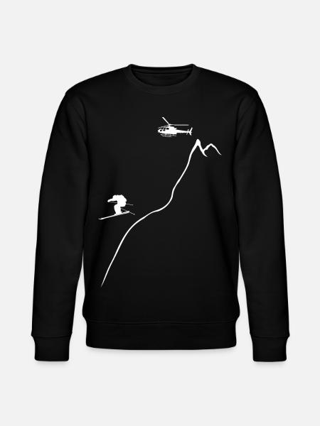 héliski, ski, freeski, héliboard - Sweat bio CHANGER Stanley/Stella Unisexe - noir