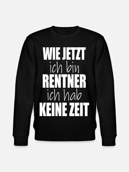 hvordan jeg nu er pensioneret, har jeg ikke tid - Stanley/Stella økologisk unisex-sweatshirt CHANGER  - sort