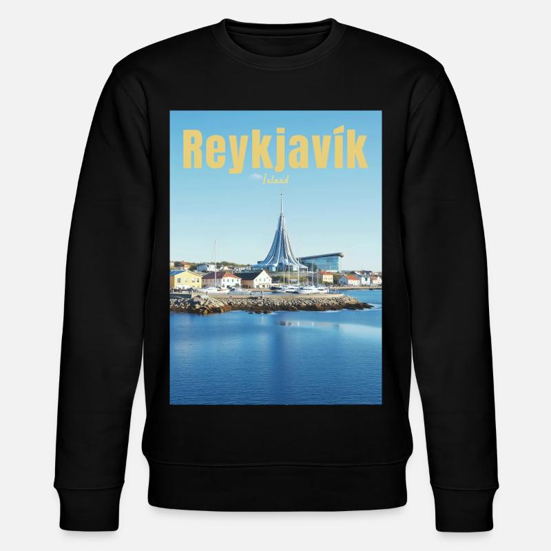 Reykjavík - Sweat bio CHANGER Stanley/Stella Unisexe - noir