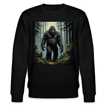Bigfoot - Design de Sasquatch Mystique pour Naturlie - Sweat bio CHANGER Stanley/Stella Unisexe - noir - Devant - Nik (191cm) & Marisol (170cm)