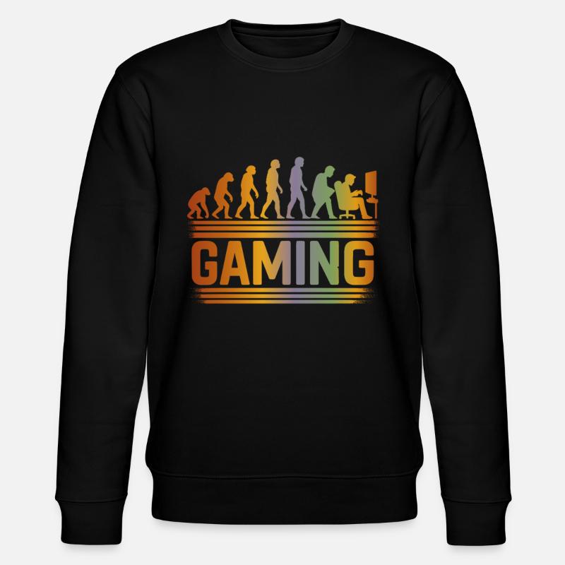 Evolution Gaming - Stanley/Stella CHANGER Unisex Organic Sweatshirt - black