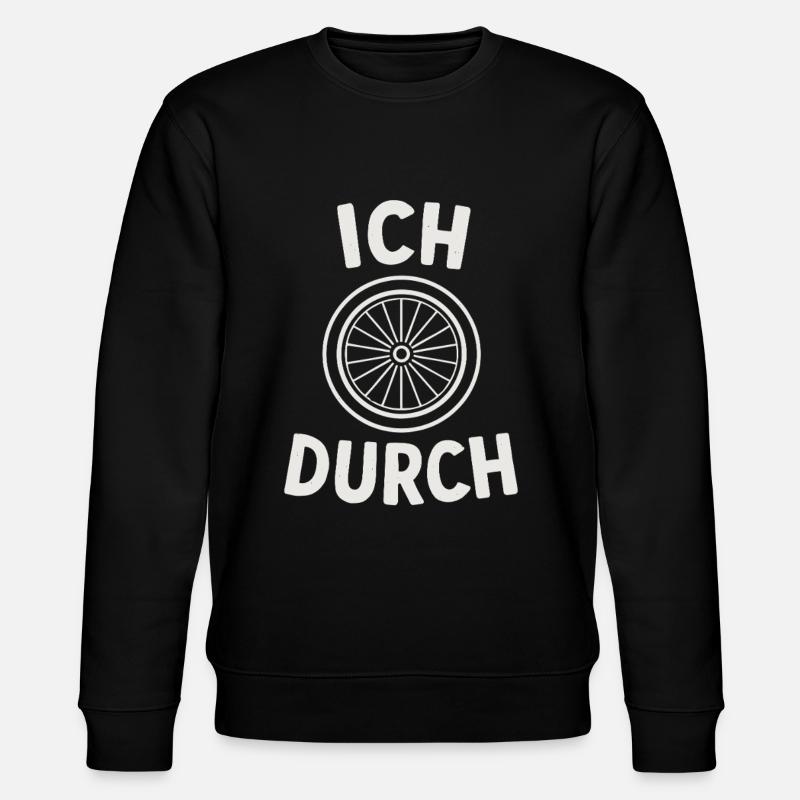 Je deviens fou – vélo - Sweat bio CHANGER Stanley/Stella Unisexe - noir