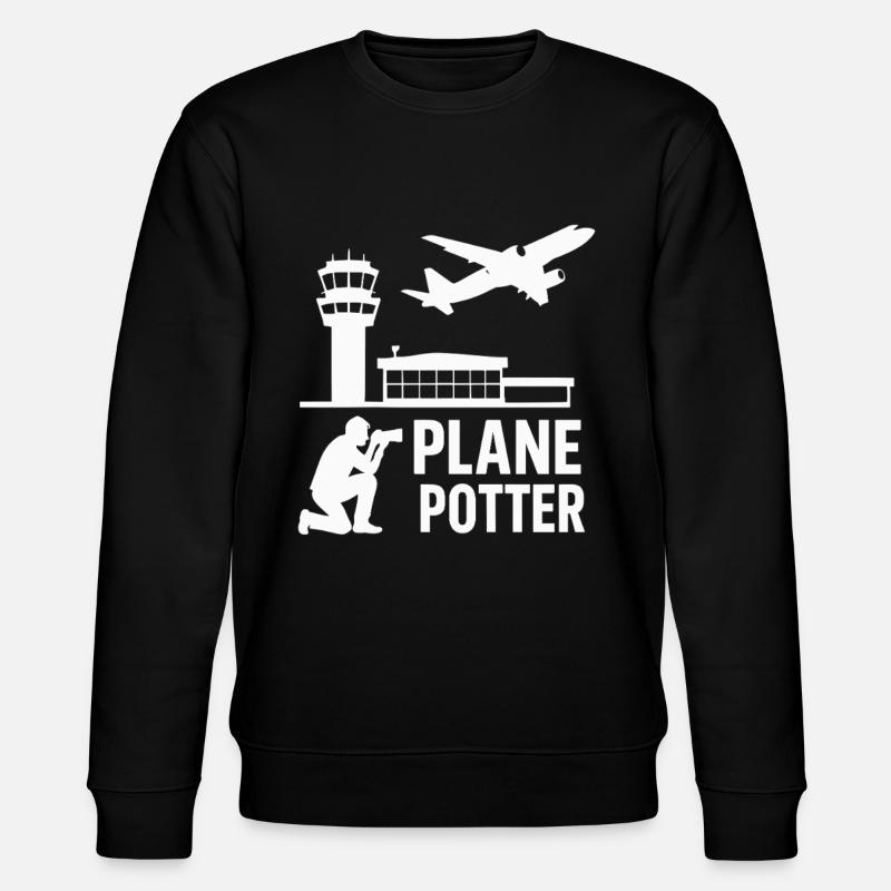 Avion – Conception d’observateurs d’aéronefs - Sweat bio CHANGER Stanley/Stella Unisexe - noir