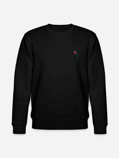 withered rose - Stanley/Stella CHANGER Unisex Organic Sweatshirt - black