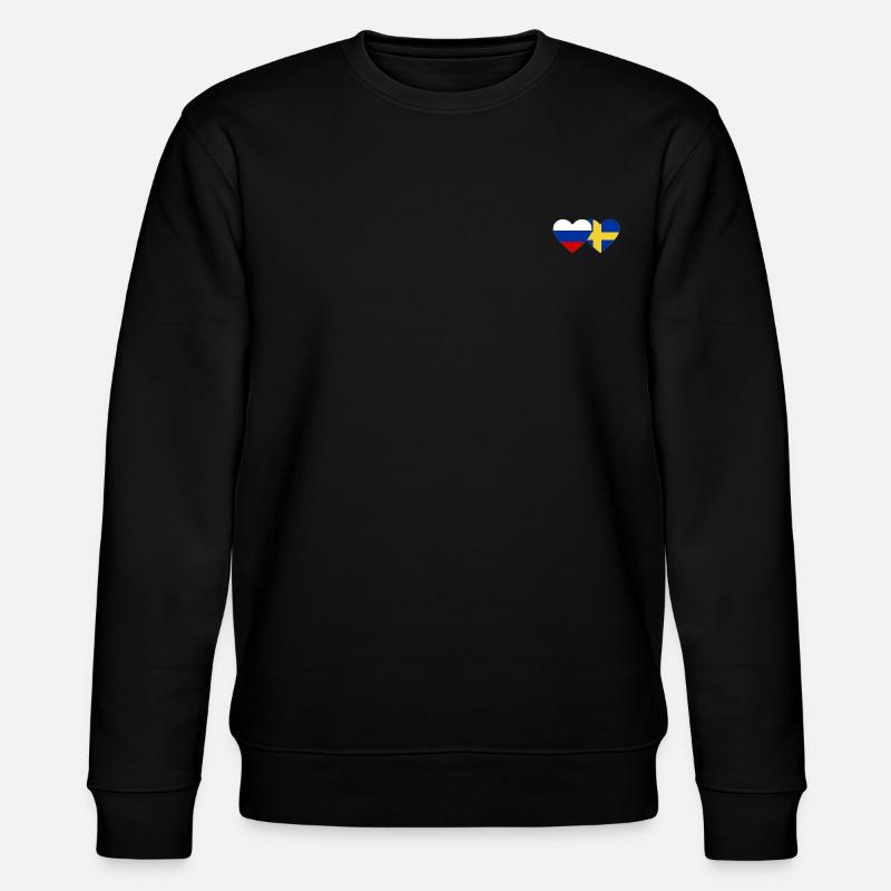 Drapeau de la Suède Russie - Sweat bio CHANGER Stanley/Stella Unisexe - noir