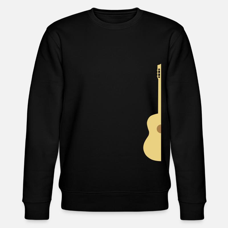 halbe Gitarre - Stanley/Stella Unisex Bio-Sweatshirt CHANGER  - Schwarz