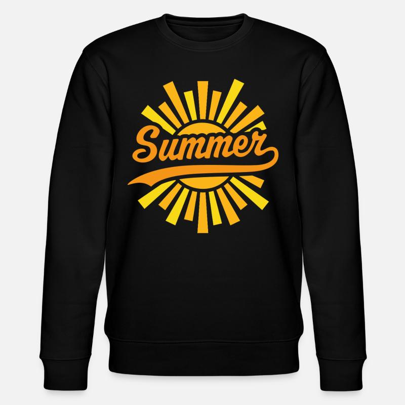 Sommersonne - Stanley/Stella Unisex Bio-Sweatshirt CHANGER  - Schwarz