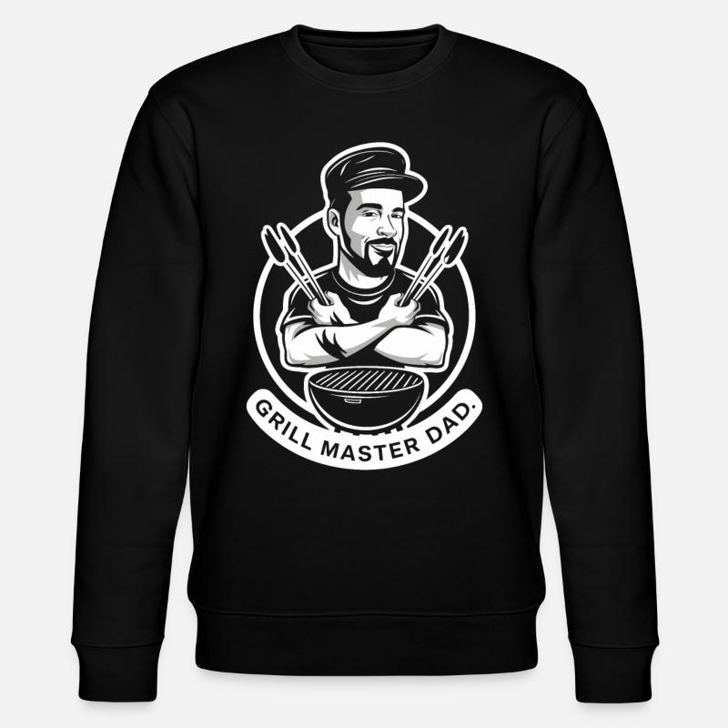 Grill Master Papa - Unique Motif - Sweat bio CHANGER Stanley/Stella Unisexe - noir