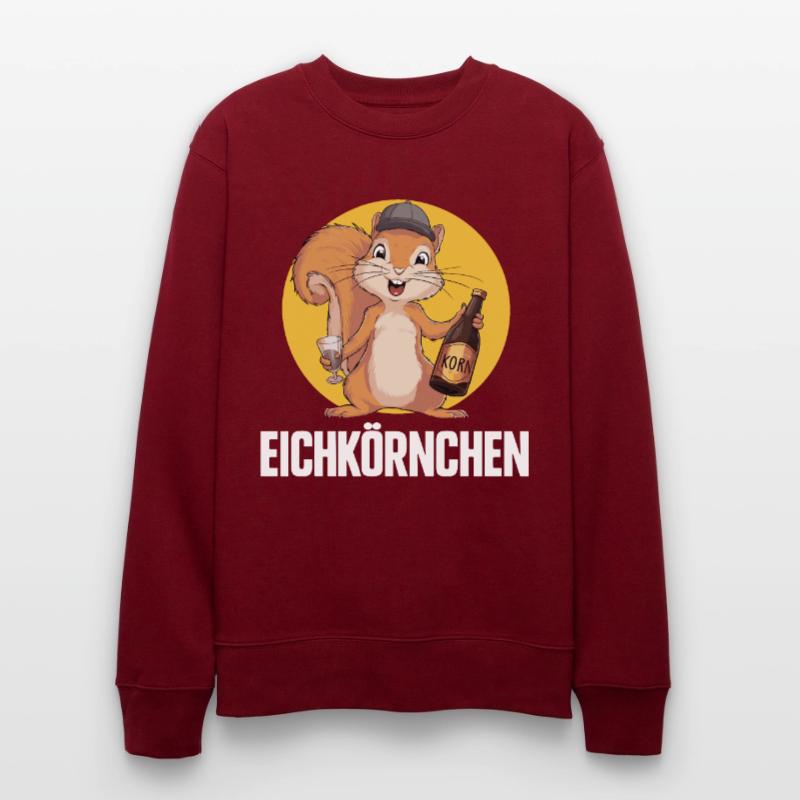 Eichkörnchen Eichhörnchen mit Korn Stanley/Stella Unisex Bio-Sweatshirt CHANGER 