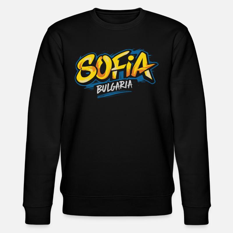Souvenir de Sofia Bulgarie - Sweat bio CHANGER Stanley/Stella Unisexe - noir