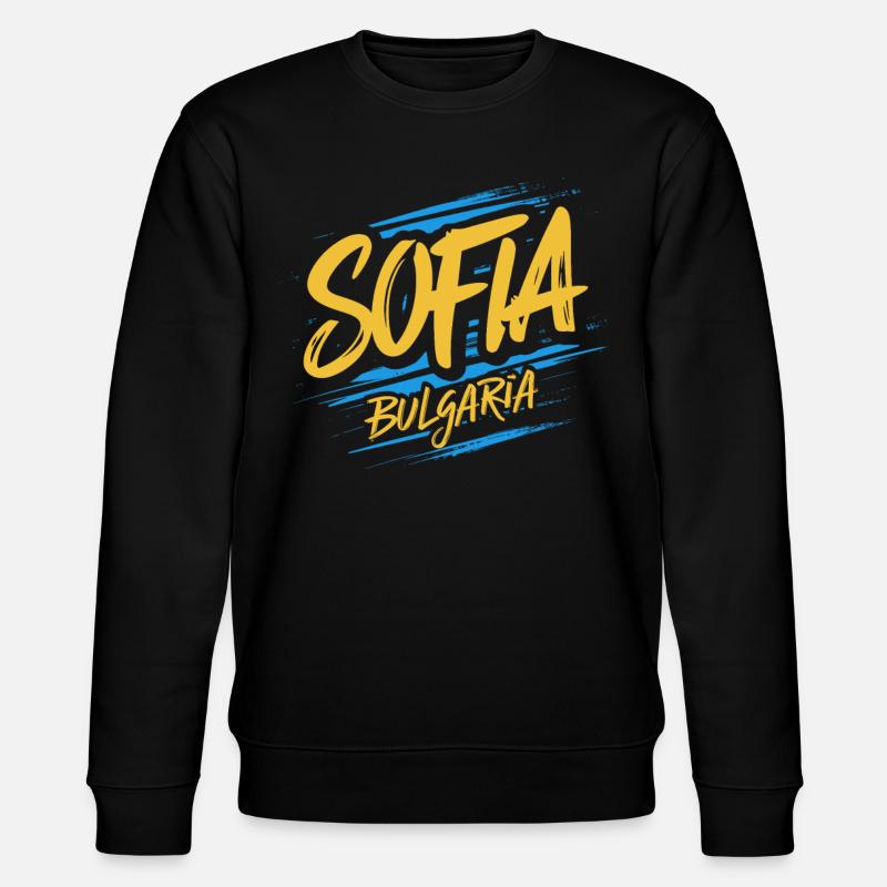 Souvenir de Sofia Bulgarie - Sweat bio CHANGER Stanley/Stella Unisexe - noir