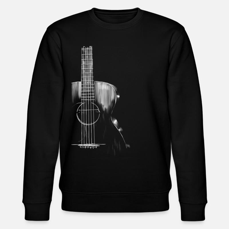 Guitar - Stanley/Stella CHANGER Unisex Organic Sweatshirt - black