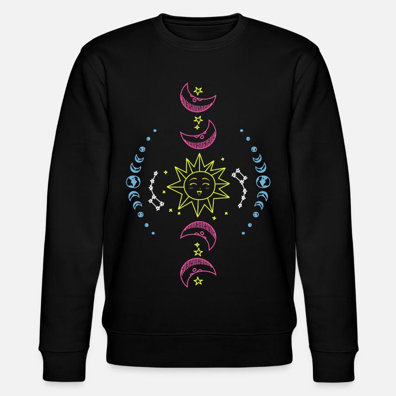 Soleil Lune et Terre - Sweat bio CHANGER Stanley/Stella Unisexe - noir