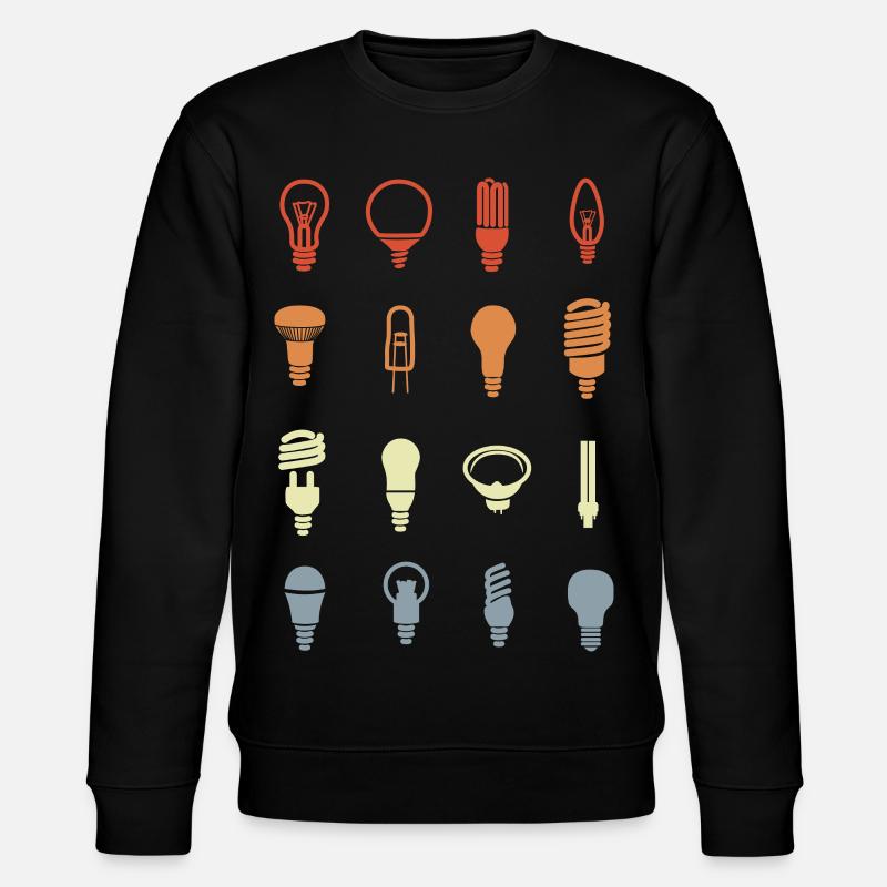 Douilles d’ampoules - Sweat bio CHANGER Stanley/Stella Unisexe - noir