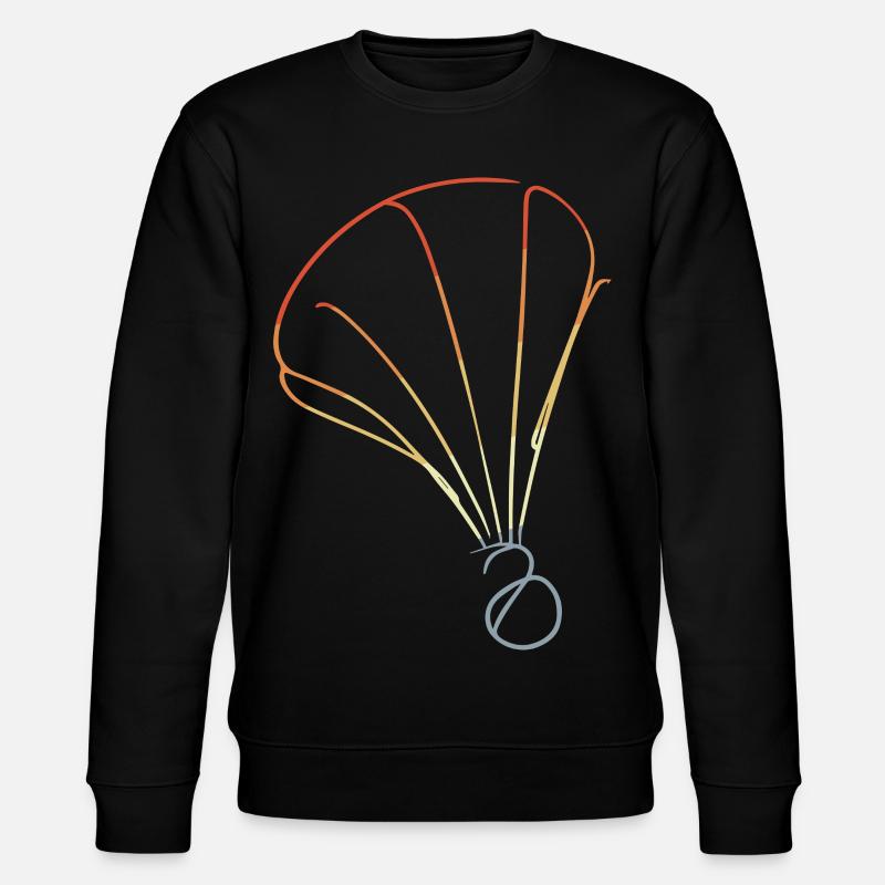 Croquis rétro du volant - Sweat bio CHANGER Stanley/Stella Unisexe - noir