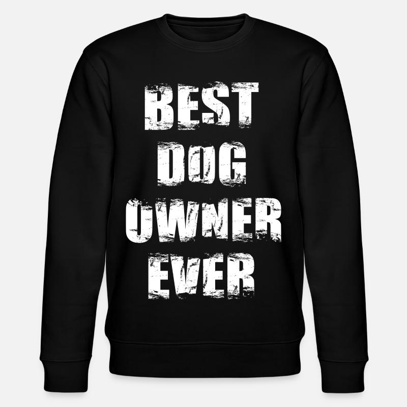 Bester Hundehalter - Stanley/Stella Unisex Bio-Sweatshirt CHANGER  - Schwarz