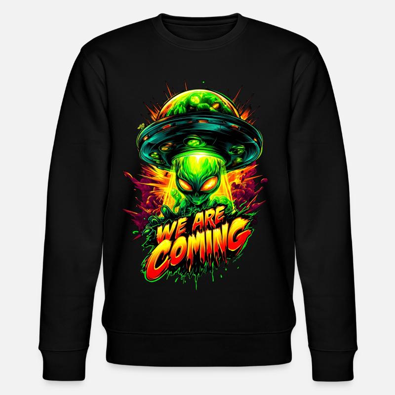 We are comming - Stanley/Stella CHANGER Unisex Organic Sweatshirt - black