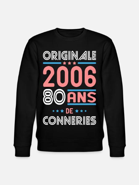 Original – 2006 – 20 Jahre - Stanley/Stella Unisex Bio-Sweatshirt CHANGER - Schwarz