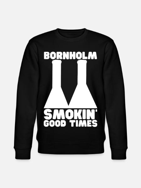 Bornholm Smokehouse Rogeri - Stanley/Stella CHANGER Unisex Organic Sweatshirt - black