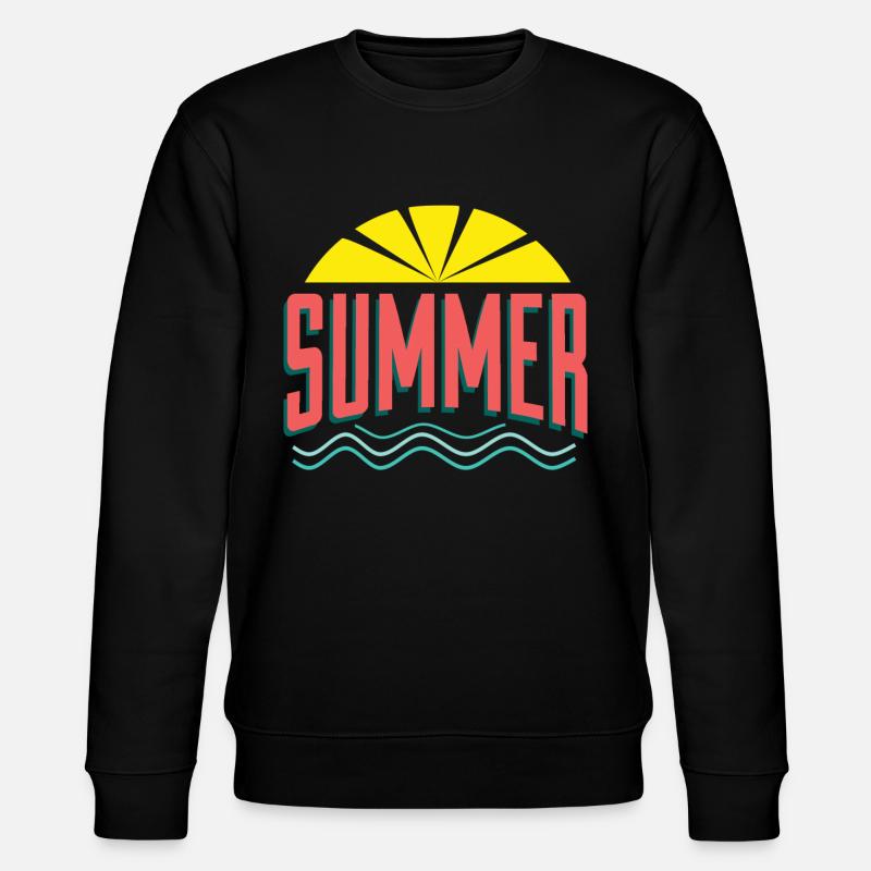Summer summer - Stanley/Stella CHANGER Unisex Organic Sweatshirt - black