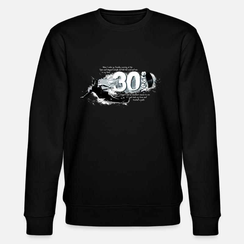 Kitesurfer - 30 ans - Sweat bio CHANGER Stanley/Stella Unisexe - noir