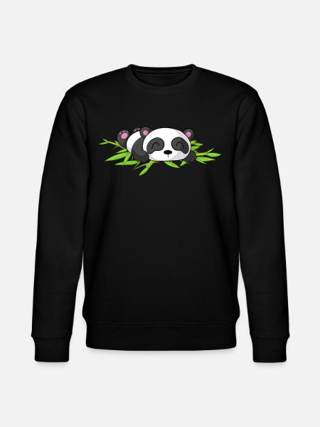 Sleeping Comic Panda - Sweat bio CHANGER Stanley/Stella Unisexe - noir
