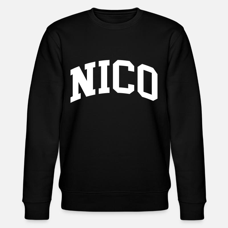 Nico - Stanley/Stella Unisex Bio-Sweatshirt CHANGER  - Schwarz