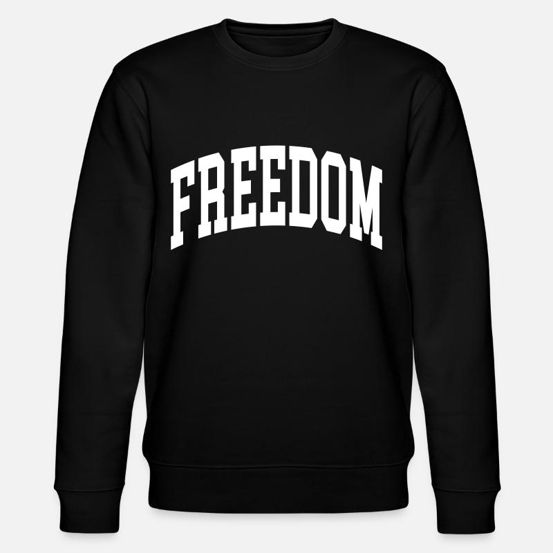 Freedom - Stanley/Stella Unisex Bio-Sweatshirt CHANGER - Schwarz