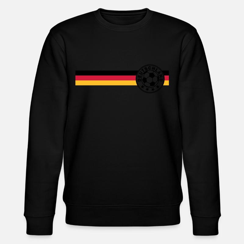 logo Football sur Deutschandfahne - Sweat bio CHANGER Stanley/Stella Unisexe - noir