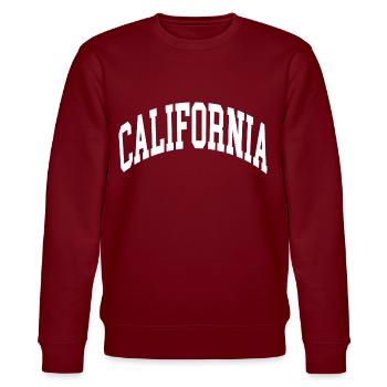 Californie - Sweat bio CHANGER Stanley/Stella Unisexe - bordeaux - Devant - Nik (191cm) & Marisol (170cm)