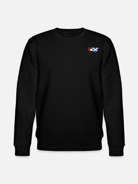 United Arab Emirates Scotland Flag - Stanley/Stella CHANGER Unisex Organic Sweatshirt - black
