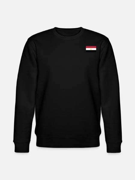 Egypt Flag - Stanley/Stella CHANGER Unisex Organic Sweatshirt - black